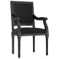 vidaXL Sillón de terciopelo negro 54x59x99 cm