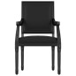 vidaXL Sillón de terciopelo negro 54x59x99 cm