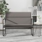 vidaXL Banco de tela gris taupé 100x64x80 cm vidaXL Banco de tela gris taupé 100x64x80 cm