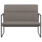 vidaXL Banco de tela gris taupé 100x64x80 cm vidaXL Banco de tela gris taupé 100x64x80 cm
