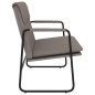vidaXL Banco de tela gris taupé 100x64x80 cm vidaXL Banco de tela gris taupé 100x64x80 cm