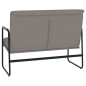 vidaXL Banco de tela gris taupé 100x64x80 cm vidaXL Banco de tela gris taupé 100x64x80 cm
