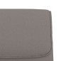 vidaXL Banco de tela gris taupé 100x64x80 cm vidaXL Banco de tela gris taupé 100x64x80 cm