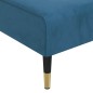 vidaXL Sofá diván de terciopelo azul vidaXL Sofá diván de terciopelo azul