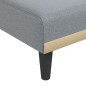 vidaXL Sofá diván de tela gris claro