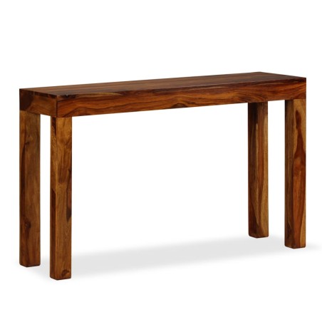 vidaXL Mesa consola de madera de Sheesham maciza 120x35x75 cm