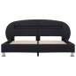 vidaXL Estructura de cama con LED de cuero sintético negro 140x200 cm vidaXL Estructura de cama con LED de cuero sintético negro 140x200 cm