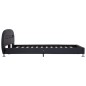 vidaXL Estructura de cama con LED de cuero sintético negro 140x200 cm vidaXL Estructura de cama con LED de cuero sintético negro 140x200 cm