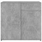 vidaXL Aparador de madera contrachapada gris hormigón 80x36x75 cm vidaXL Aparador de madera contrachapada gris hormigón 80x36x75 cm