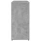 vidaXL Aparador de madera contrachapada gris hormigón 80x36x75 cm vidaXL Aparador de madera contrachapada gris hormigón 80x36x75 cm