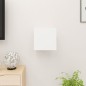 vidaXL Mueble de salón de pared blanco y roble Sonoma 30,5x30x30 cm