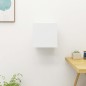 vidaXL Mueble de salón de pared blanco y roble Sonoma 30,5x30x30 cm
