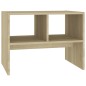 vidaXL Mesa auxiliar de madera contrachapada roble Sonoma 60x40x45 cm vidaXL Mesa auxiliar de madera contrachapada roble Sonoma 60x40x45 cm
