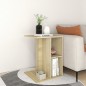 vidaXL Mesa auxiliar de madera contrachapada roble Sonoma 60x40x45 cm vidaXL Mesa auxiliar de madera contrachapada roble Sonoma 60x40x45 cm
