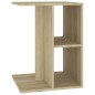 vidaXL Mesa auxiliar de madera contrachapada roble Sonoma 60x40x45 cm vidaXL Mesa auxiliar de madera contrachapada roble Sonoma 60x40x45 cm