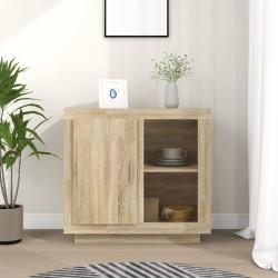 vidaXL Aparador color roble Sonoma 80x40x75 cm