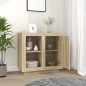 vidaXL Aparador color roble Sonoma 80x40x75 cm vidaXL Aparador color roble Sonoma 80x40x75 cm
