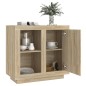 vidaXL Aparador color roble Sonoma 80x40x75 cm vidaXL Aparador color roble Sonoma 80x40x75 cm