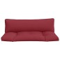 vidaXL Cojines para palets 2 unidades tela rojo vidaXL Cojines para palets 2 unidades tela rojo