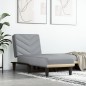 vidaXL Sofá diván de tela gris claro vidaXL Sofá diván de tela gris claro