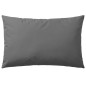 vidaXL Cojines para exteriores 2 unidades 60x40 cm gris