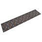 vidaXL Alfombra de cocina lavable terciopelo dibujo de patas 60x300 cm vidaXL Alfombra de cocina lavable terciopelo dibujo de patas 60x300 cm