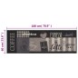 vidaXL Alfombra de cocina lavable terciopelo negro café 60x180 cm vidaXL Alfombra de cocina lavable terciopelo negro café 60x180 cm
