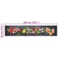 vidaXL Alfombra de cocina lavable terciopelo dibujo especias 60x300 cm vidaXL Alfombra de cocina lavable terciopelo dibujo especias 60x300 cm
