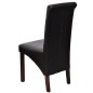 vidaXL Sillas de comedor 6 unidades cuero sintético marrón vidaXL Sillas de comedor 6 unidades cuero sintético marrón