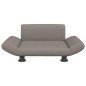 vidaXL Cama para perros de tela gris taupe 70x45x28 cm