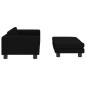 vidaXL Cama para perros con extensión terciopelo negro 100x50x30 cm vidaXL Cama para perros con extensión terciopelo negro 100x50x30 cm