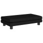 vidaXL Cama para perros con extensión terciopelo negro 100x50x30 cm vidaXL Cama para perros con extensión terciopelo negro 100x50x30 cm