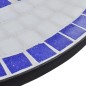 vidaXL Set de mesa y sillas de jardín 3 pzas con mosaico azul y blanco vidaXL Set de mesa y sillas de jardín 3 pzas con mosaico azul y blanco