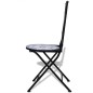 vidaXL Set de mesa y sillas de jardín 3 pzas con mosaico azul y blanco vidaXL Set de mesa y sillas de jardín 3 pzas con mosaico azul y blanco