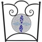 vidaXL Set de mesa y sillas de jardín 3 pzas con mosaico azul y blanco vidaXL Set de mesa y sillas de jardín 3 pzas con mosaico azul y blanco