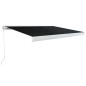 vidaXL Toldo de carrete manual 350 cm gris antracita vidaXL Toldo de carrete manual 350 cm gris antracita