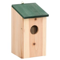 vidaXL Casa para pájaros 8 unidades madera 12x12x22 cm