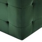 vidaXL Puf 2 unidades terciopelo verde 30x30x30 cm vidaXL Puf 2 unidades terciopelo verde 30x30x30 cm