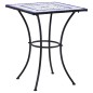 vidaXL Mesa y sillas de bistró 3 piezas mosaico cerámica azul y blanco vidaXL Mesa y sillas de bistró 3 piezas mosaico cerámica azul y blanco