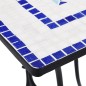 vidaXL Mesa y sillas de bistró 3 piezas mosaico cerámica azul y blanco vidaXL Mesa y sillas de bistró 3 piezas mosaico cerámica azul y blanco