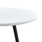 vidaXL Juego de mesa alta y taburetes 3 piezas plástico negro vidaXL Juego de mesa alta y taburetes 3 piezas plástico negro