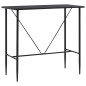 vidaXL Juego de mesa alta y taburetes 5 piezas plástico negro vidaXL Juego de mesa alta y taburetes 5 piezas plástico negro