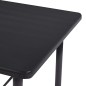 vidaXL Juego de mesa alta y taburetes 5 piezas plástico negro vidaXL Juego de mesa alta y taburetes 5 piezas plástico negro