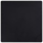 vidaXL Juego de mesa alta y taburetes 3 piezas plástico negro