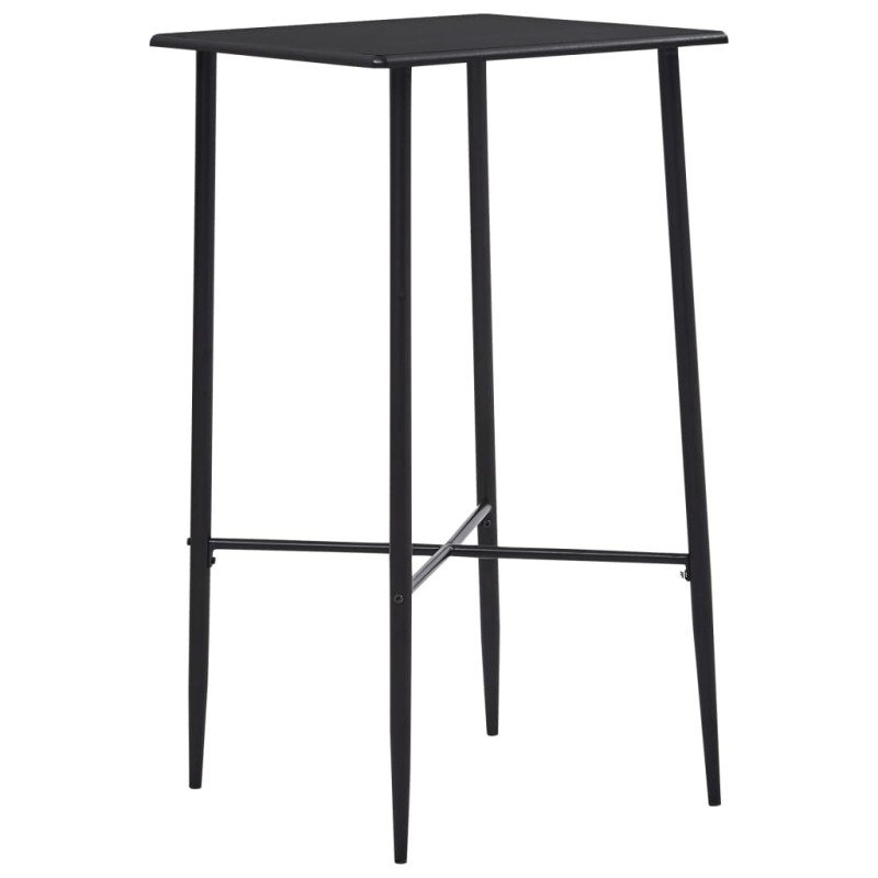 vidaXL Juego de mesa alta y taburetes 5 piezas tela gris oscuro vidaXL Juego de mesa alta y taburetes 5 piezas tela gris oscuro