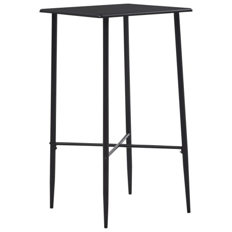 vidaXL Juego de mesa alta y taburetes 5 piezas tela gris oscuro