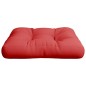 vidaXL Cojín para sofá de palets de tela rojo 60x60x12 cm