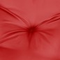 vidaXL Cojín para sofá de palets de tela rojo 60x60x12 cm