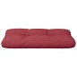 vidaXL Cojín para sofá de palets de tela rojo tinto 80x40x12 cm vidaXL Cojín para sofá de palets de tela rojo tinto 80x40x12 cm