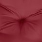 vidaXL Cojín para sofá de palets de tela rojo tinto 80x40x12 cm vidaXL Cojín para sofá de palets de tela rojo tinto 80x40x12 cm